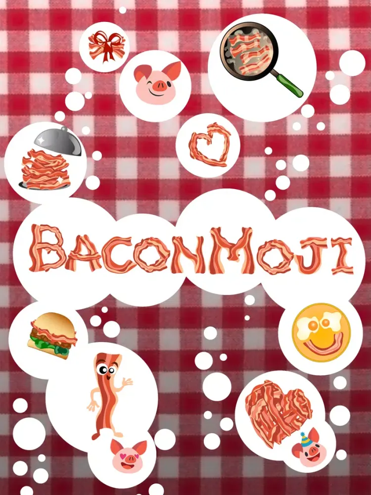 Скриншоты BaconMoji bacon emoji stickers iPad 