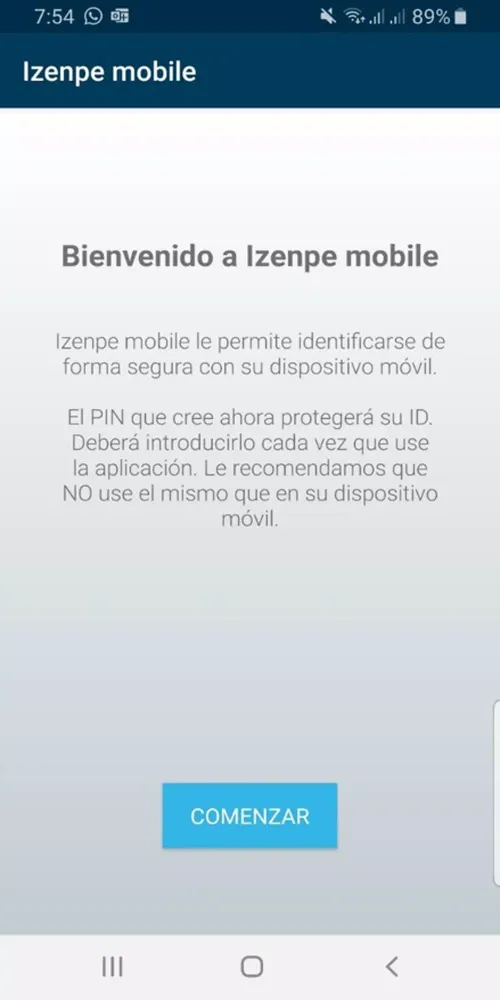 Capturas de pantalla de IZENPE MOBILE