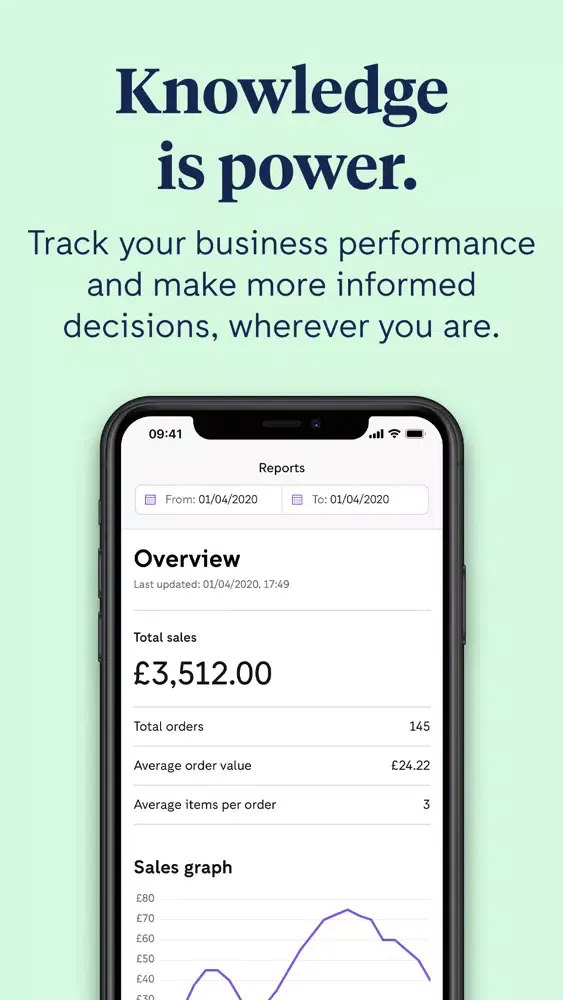 تصاویر iZettle Food & Drink Reports