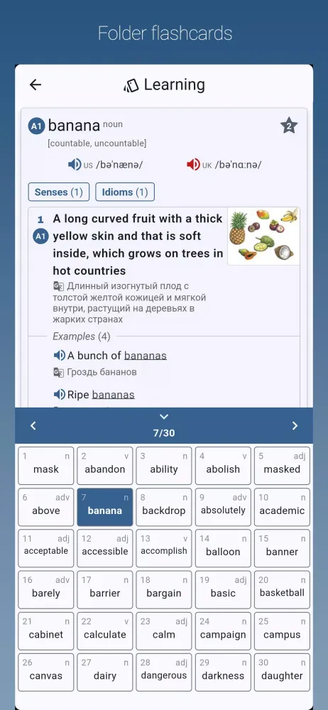 Capturas de pantalla de English-Russian Dictionary Pro