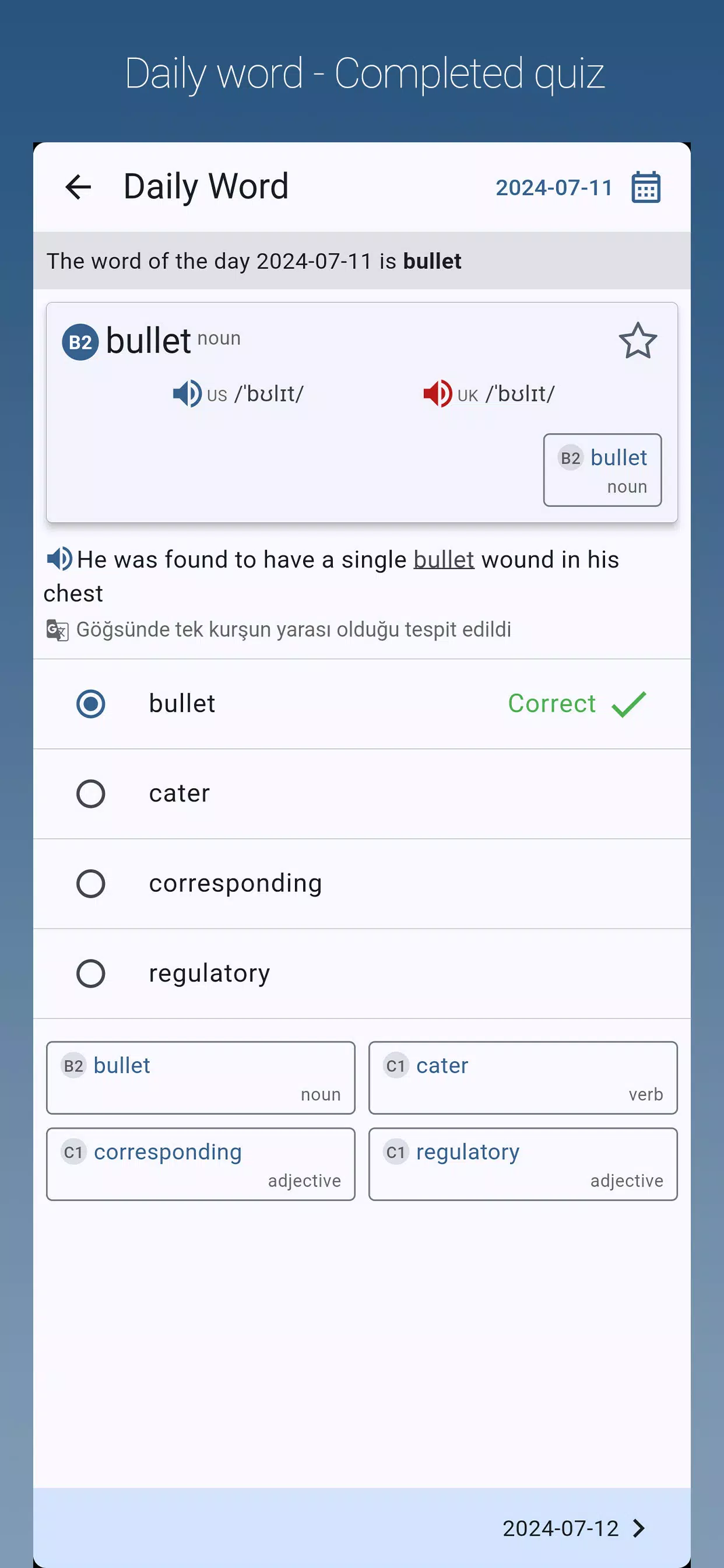 English-Turkish Dictionary Pro Screenshots