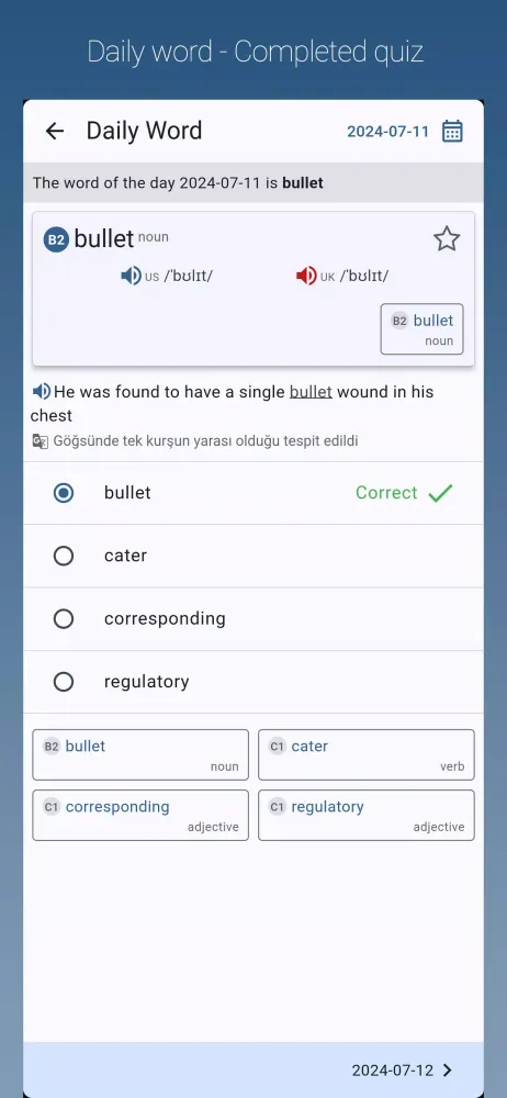 English-Turkish Dictionary Pro应用截图
