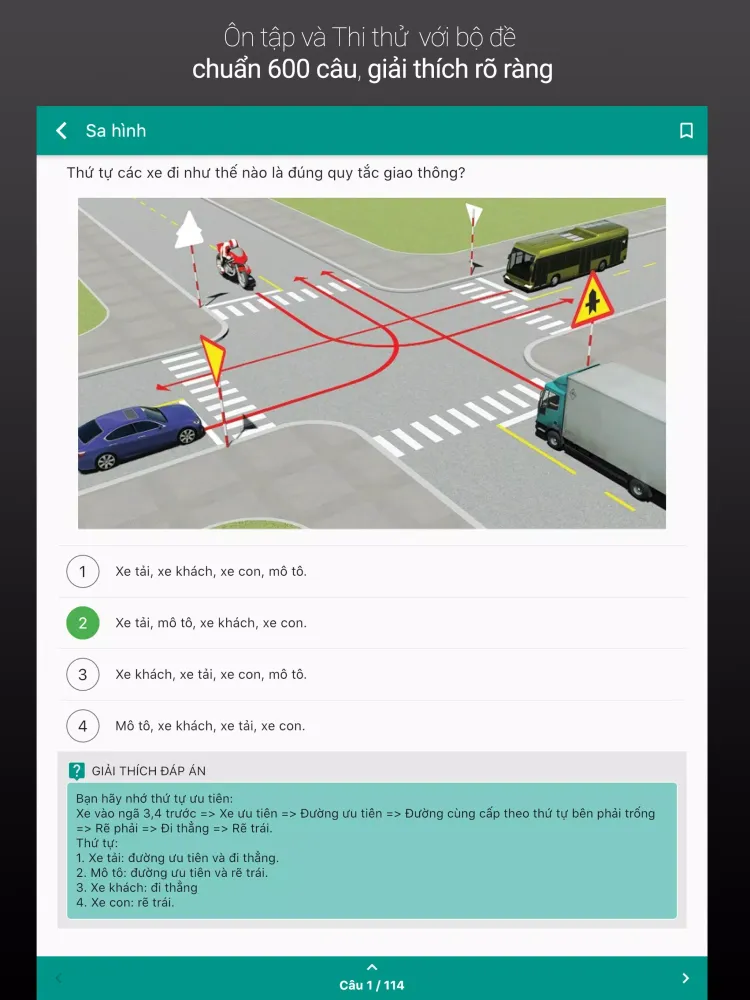 Thi bằng lái xe máy Screenshots