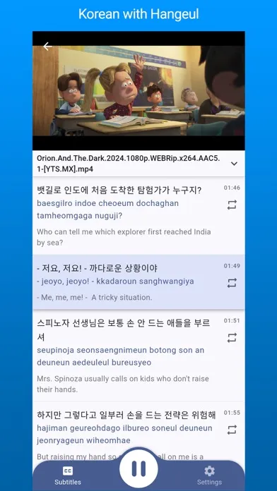 Dual Subtitles Player Screenshots