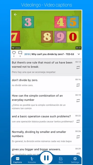 Video Lingo dual subtitles Screenshots