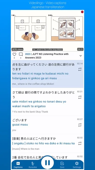 Video Lingo dual subtitles Screenshots