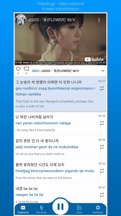 Video Lingo dual subtitles Screenshots