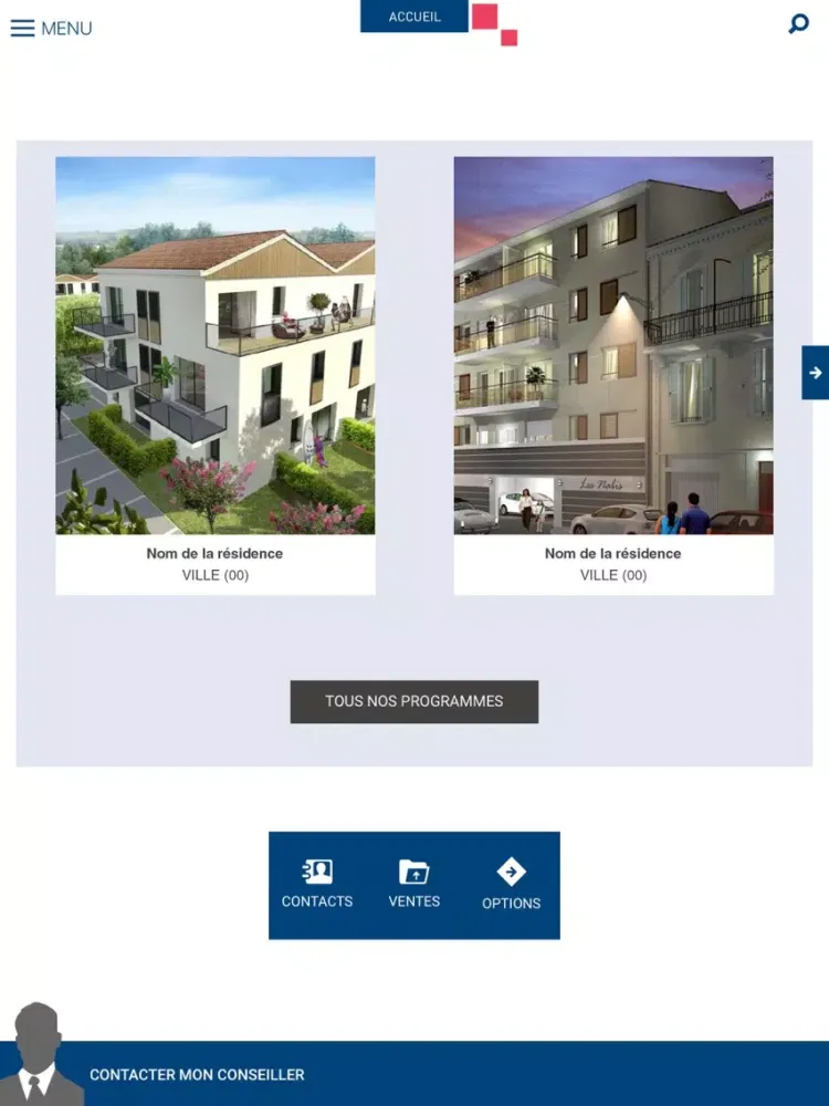Screenshot di Le Comptoir Immobilier iPad 
