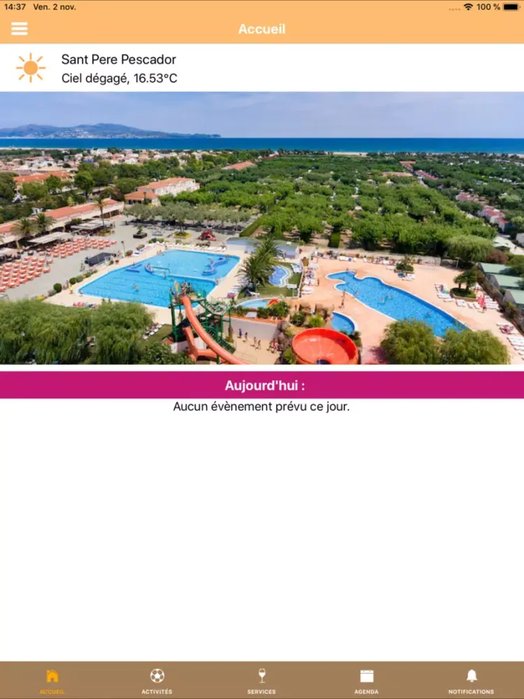 Screenshot di Camping Amfora iPad 