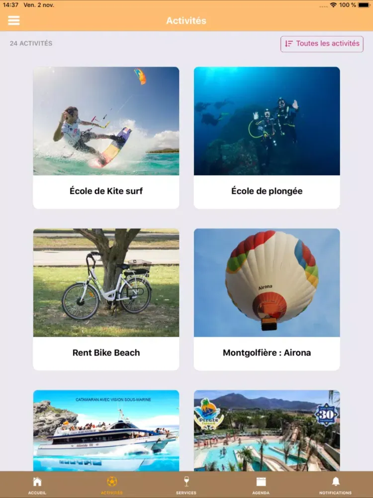 Screenshot di Camping Amfora iPad 