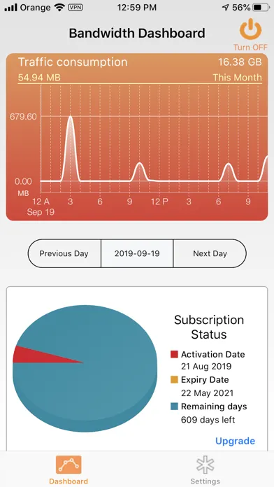 Ảnh chụp màn hình của iZone App