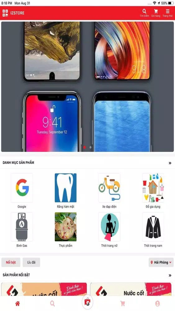 Screenshot di iZStore