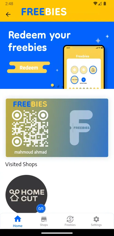 ภาพหน้าจอของ Freebies