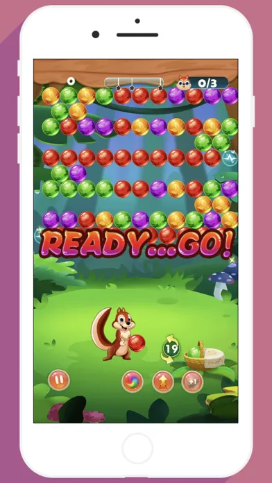 Tangkapan skrin Bubble Shooter - Squirrel Ver