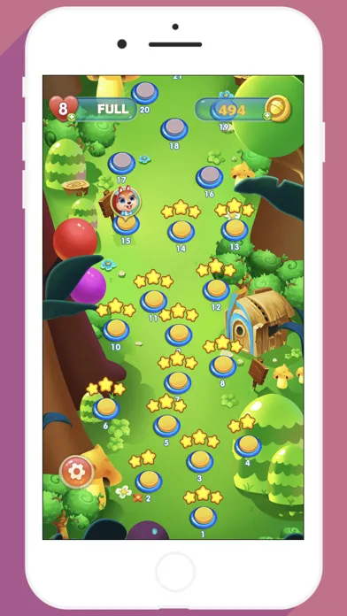 Tangkapan skrin Bubble Shooter - Squirrel Ver