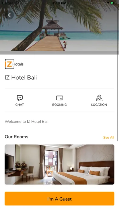 Tangkapan layar IZ Hotels