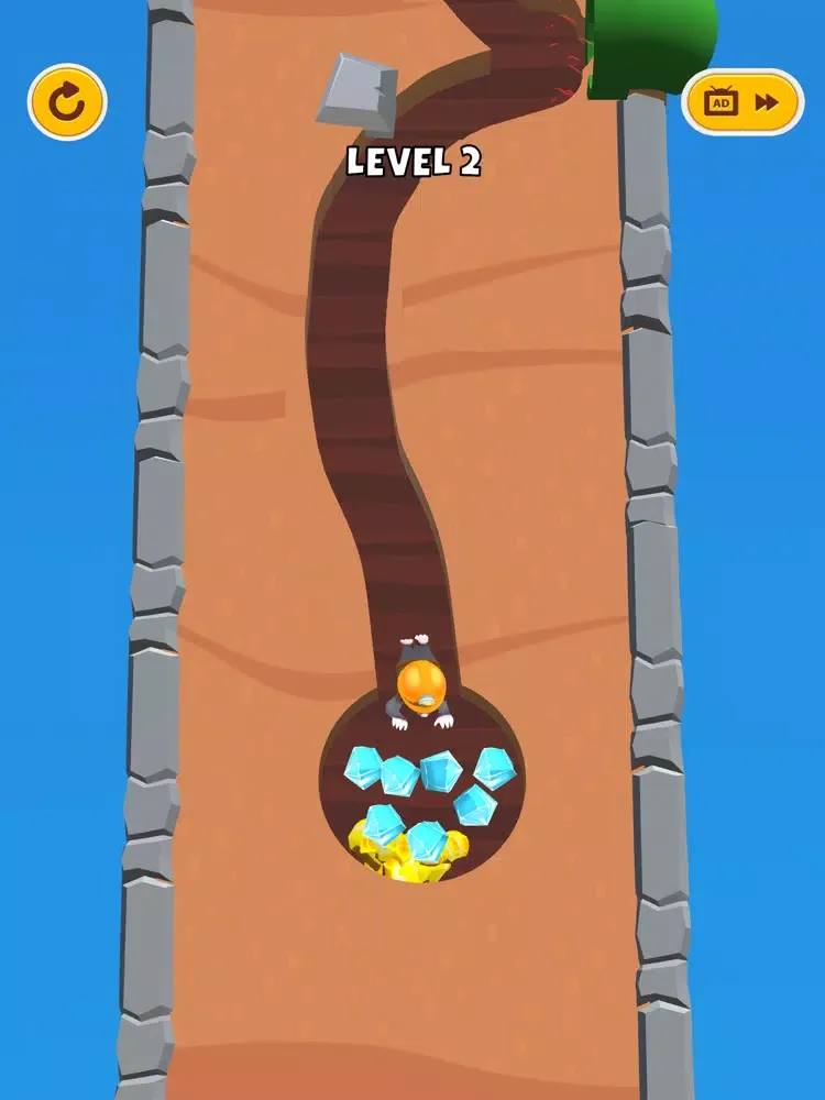 Capturas de tela do Hole Mole 3D iPad 