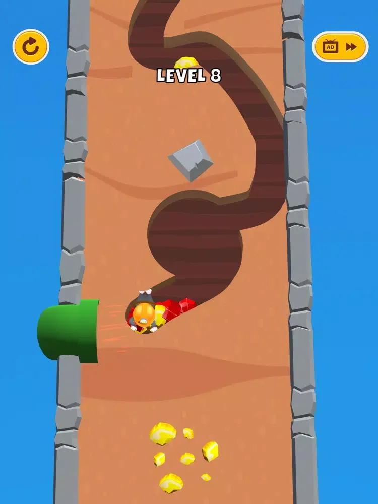 Capturas de tela do Hole Mole 3D iPad 