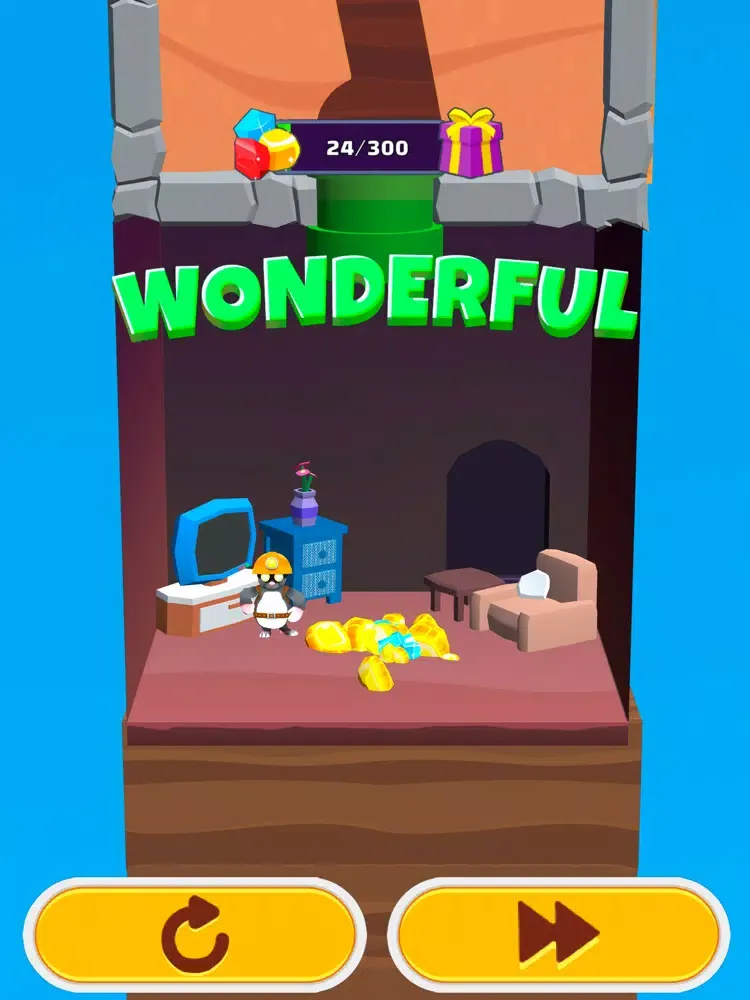 Capturas de tela do Hole Mole 3D iPad 