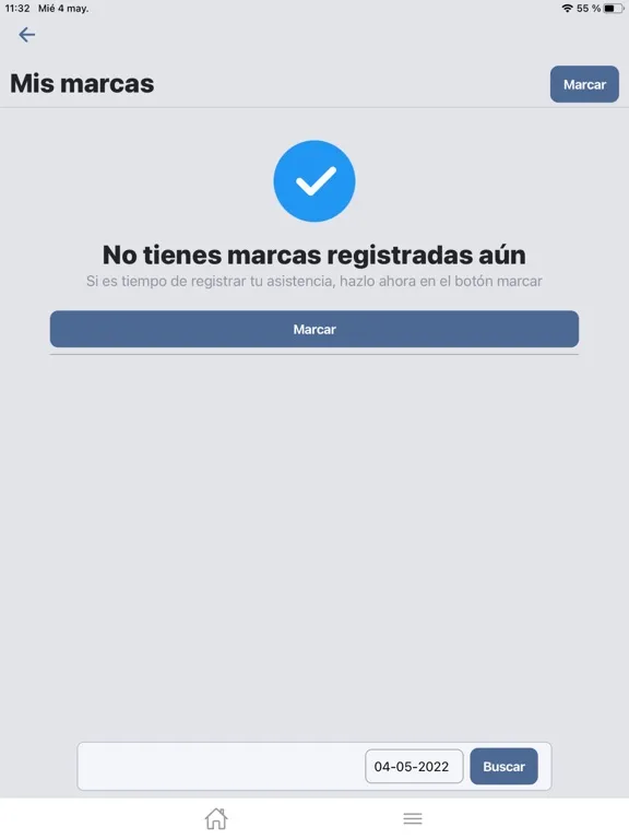 Tangkapan layar IZY APP iPad 