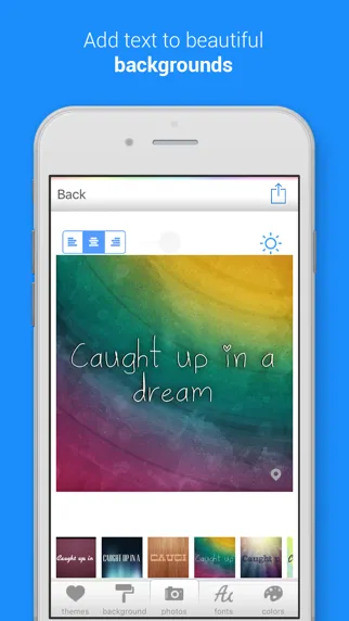 تصاویر Color Cap - Add custom text to photos & pics for Instagram