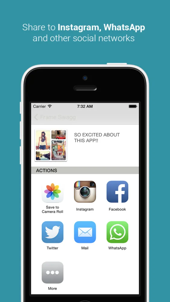 Frame Swagg - Photo collage maker to stitch pic for Instagram FREE應用截圖