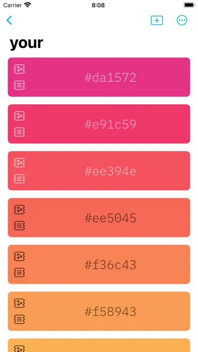 Tangkapan layar hashColor