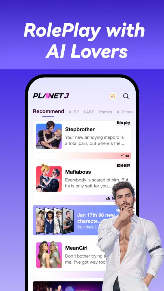 Zrzuty ekranu Planet J