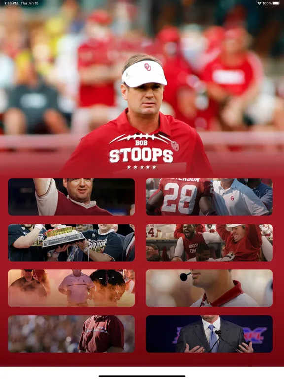 Скриншоты Bob Stoops iPad 