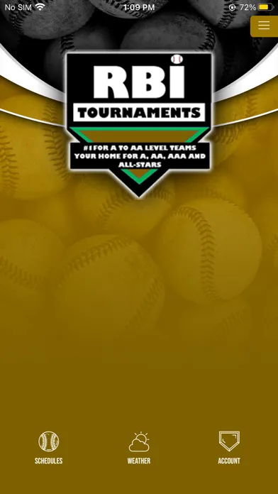 Ảnh chụp màn hình của RBI Tournaments