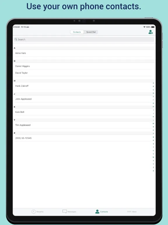 eVoice – business phone number iPad  स्क्रीनशॉट