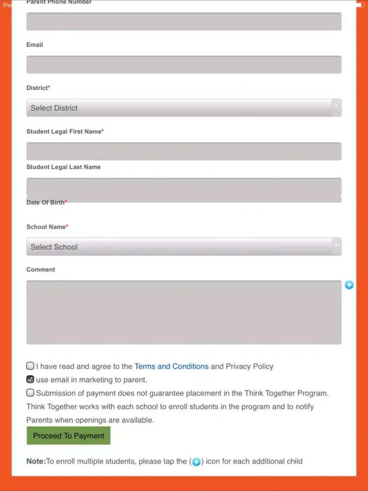 ภาพหน้าจอของ Think Together APF iPad 