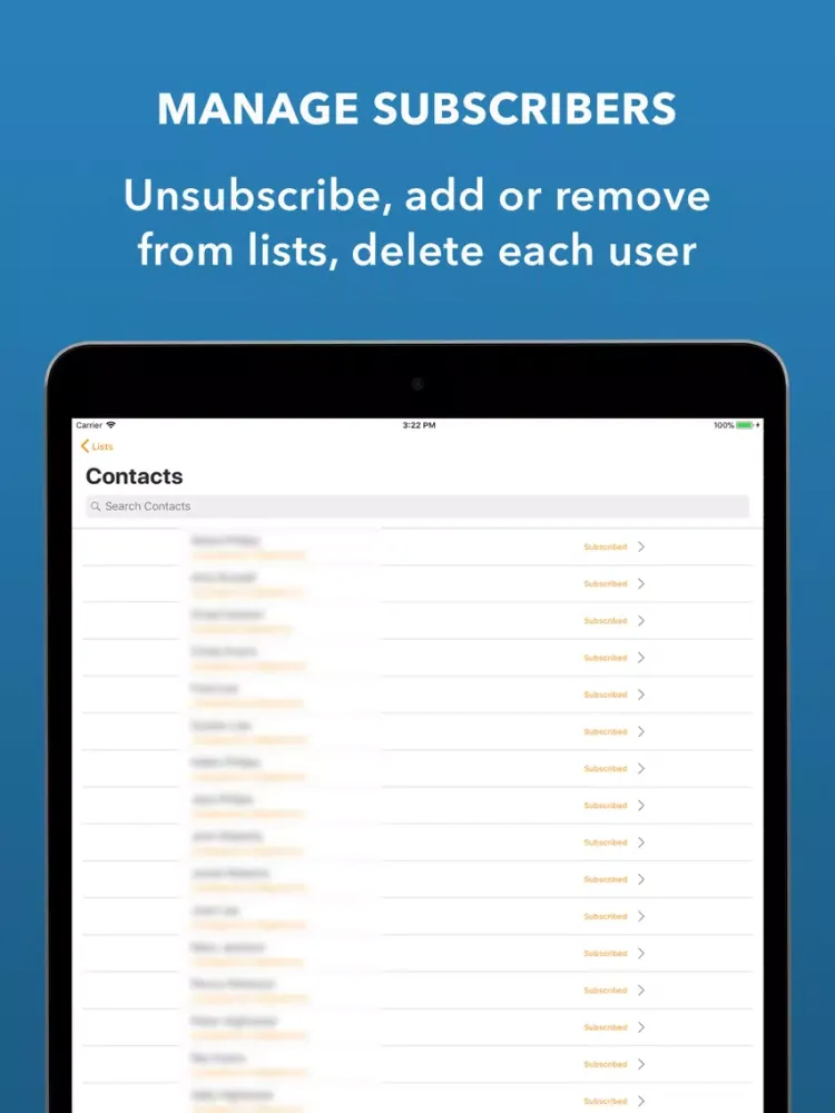 Campaigner - Email Marketing iPad  スクリーンショット