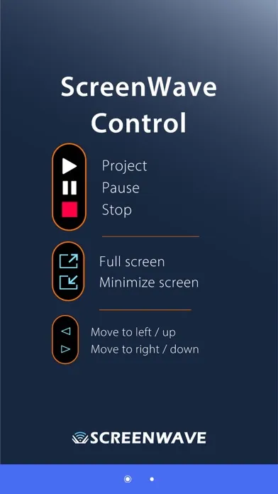 Tangkapan skrin ScreenWave