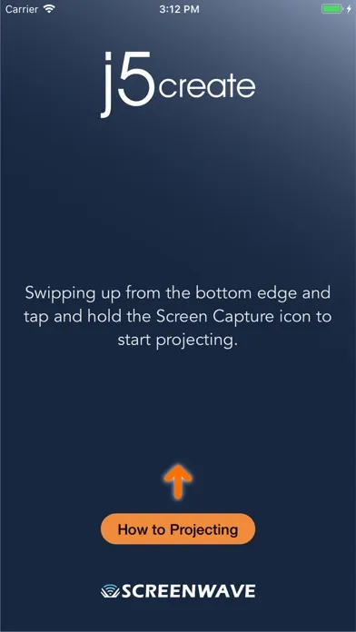 Tangkapan skrin ScreenWave