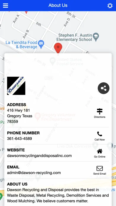 Dawson Recycling App スクリーンショット