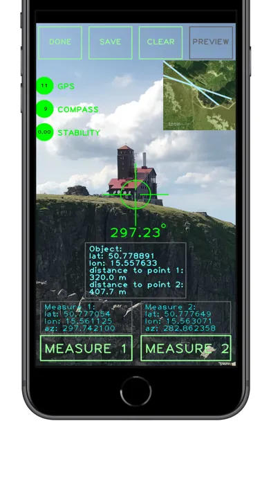Скриншоты Geo Rangefinder