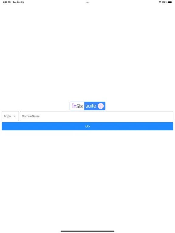 inSis iPad  स्क्रीनशॉट