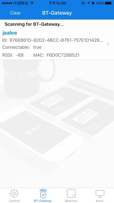 eBeacon:BLE Scanner Ekran Görüntüleri