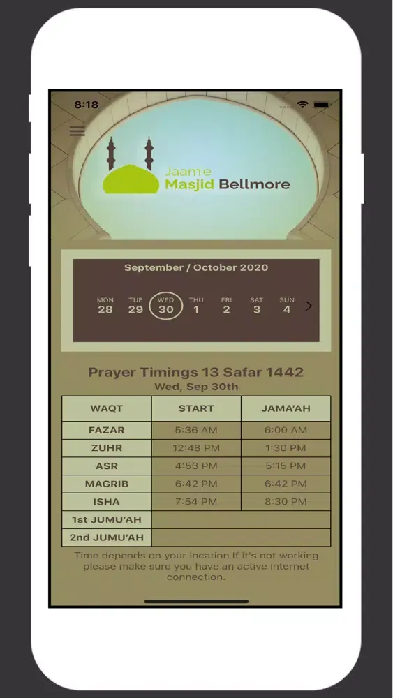 Ảnh chụp màn hình của Jaam'e Masjid Bellmore
