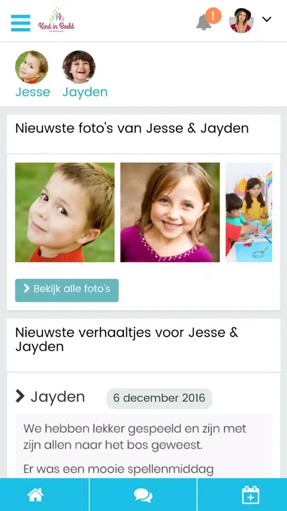Kind in Beeld Ekran Görüntüleri