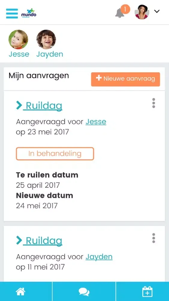 Скриншоты Kinderopvang Mundo Mijn opvang