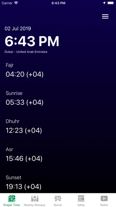 Capturas de tela do Muslim Pack