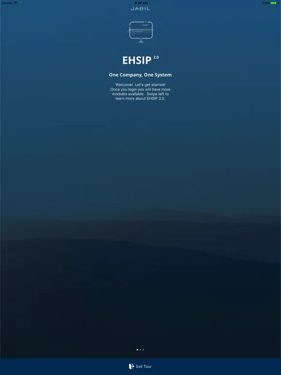 Zrzuty ekranu Jabil EHSIP iPad 