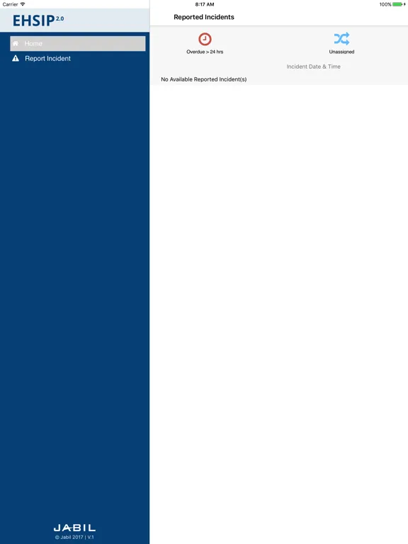 Zrzuty ekranu Jabil EHSIP iPad 