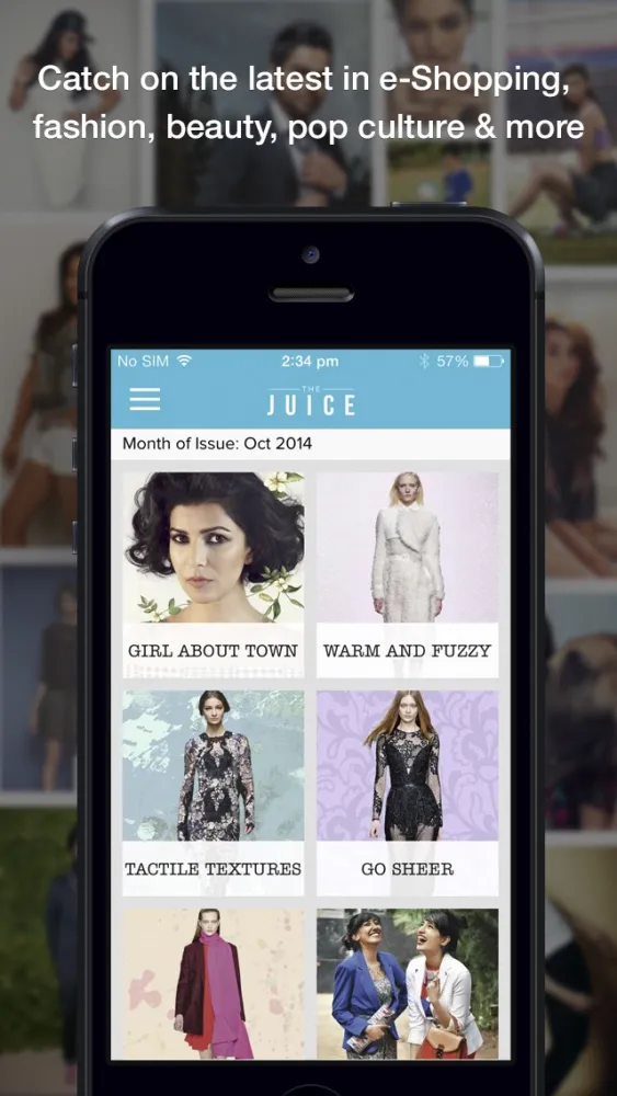 Captures d'écran de The Juice - Jabong Fashion and Lifestyle Magazine