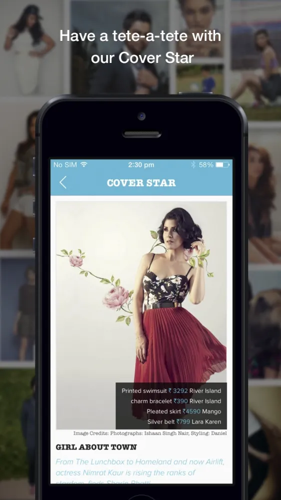 Captures d'écran de The Juice - Jabong Fashion and Lifestyle Magazine