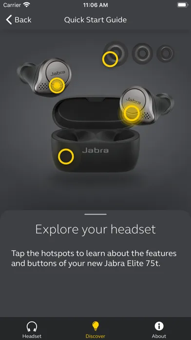 Tangkapan layar Jabra Sound+