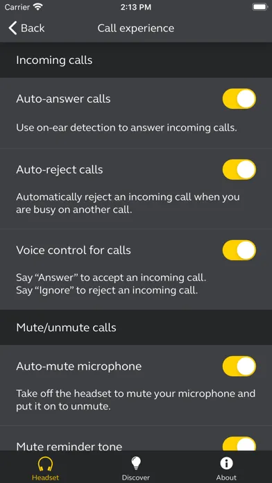 Tangkapan layar Jabra Sound+