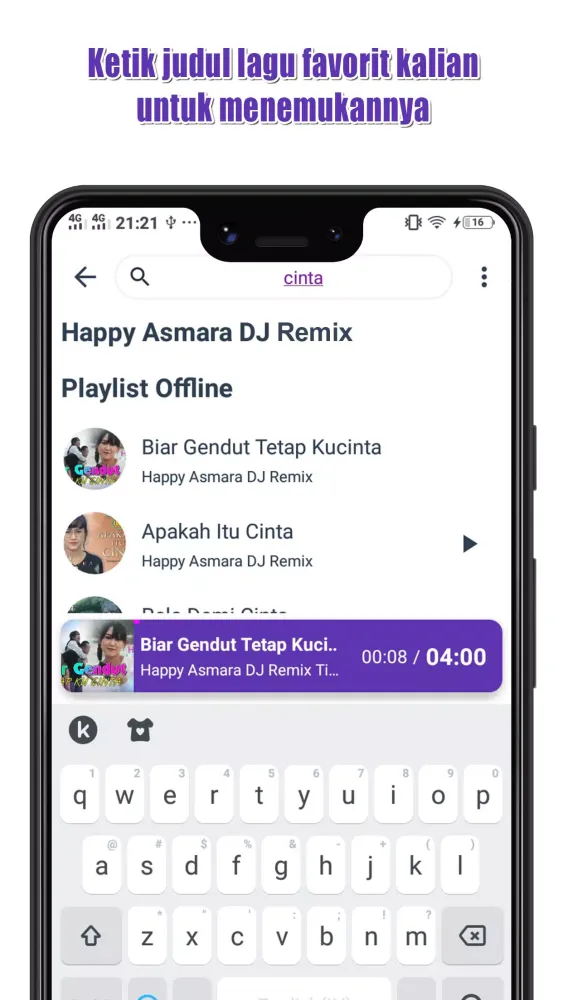 Happy Asmara DJ Remix Offline Screenshots